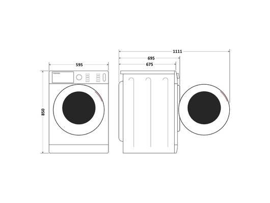 Сушильная машина TOSHIBA TD-BK100GHRU(WS)